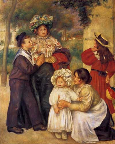 Painting Code#45987-Renoir, Pierre-Auguste - The Artist&#039;s Family