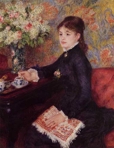 Painting Code#45990-Renoir, Pierre-Auguste - The Cup of Chocolate