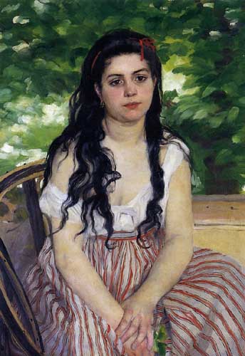 Painting Code#45994-Renoir, Pierre-Auguste - The Gypsy Girl (AKA Summer)