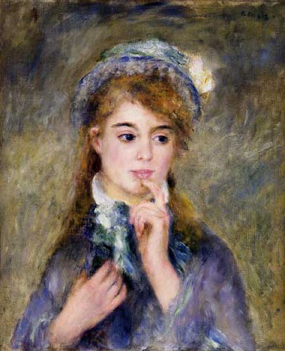 Painting Code#45995-Renoir, Pierre-Auguste - The Ingenue