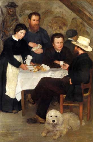 Painting Code#45996-Renoir, Pierre-Auguste - The Inn of Mother Anthony
