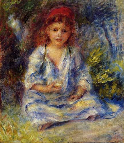 Painting Code#45997-Renoir, Pierre-Auguste - The Little Algerian Girl