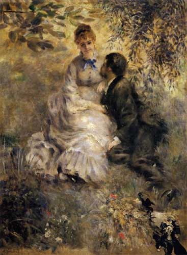 Painting Code#45998-Renoir, Pierre-Auguste - The Lovers