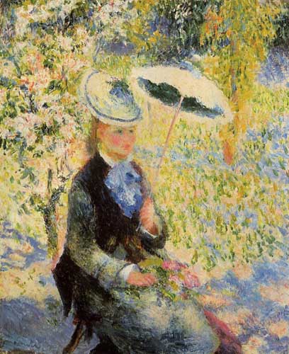 Painting Code#46004-Renoir, Pierre-Auguste - The Umbrella