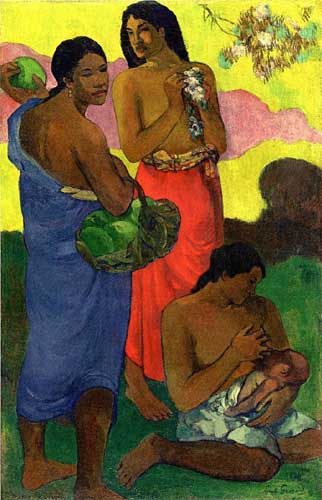 Painting Code#46047-Gauguin, Paul - Maternite (II)
