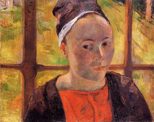 Painting Code#46049-Gauguin, Paul - Portrait of a Woman
