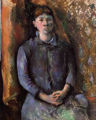 Painting Code#46058-Cezanne, Paul - Madame Cezanne 