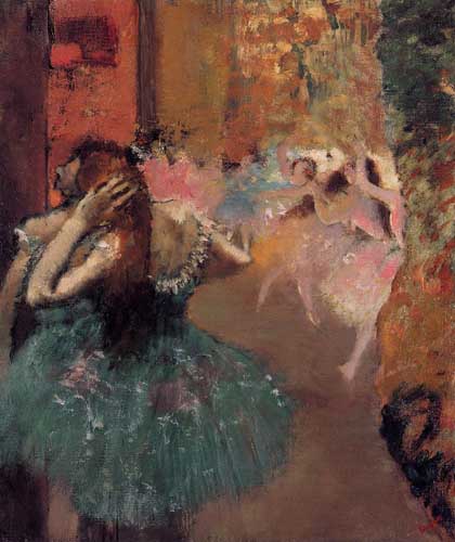 Painting Code#46088-Degas, Edgar - Ballet Scene