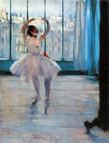 Painting Code#46094-Degas, Edgar - Dancer Posing