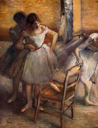 Painting Code#46096-Degas, Edgar - Dancers 