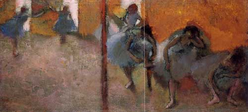 Painting Code#46106-Degas, Edgar - Dancers in a Studio