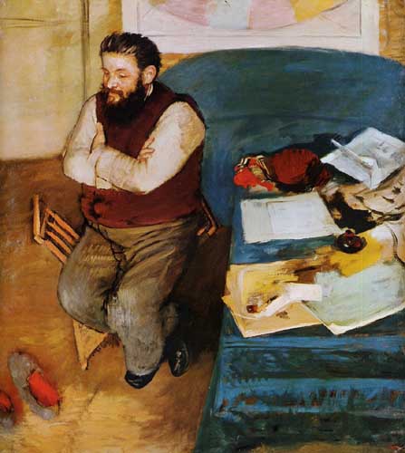 Painting Code#46112-Degas, Edgar - Diego Martelli