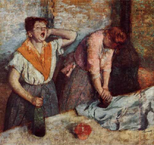 Painting Code#46122-Degas, Edgar - Laundry Girls Ironing
