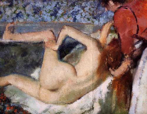 Painting Code#46141-Degas, Edgar - The Bath (also known as Woman from Behind)