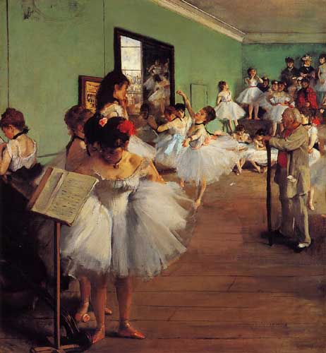 Painting Code#46145-Degas, Edgar - The Dance Class 