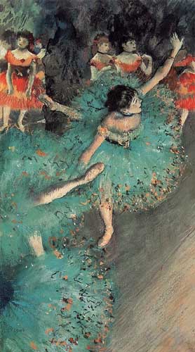 Painting Code#46148-Degas, Edgar - The Green Dancer