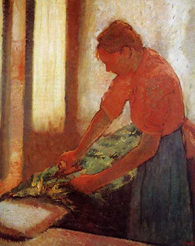 Painting Code#46160-Degas, Edgar - Woman Ironing