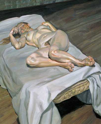 Painting Code#46164-Lucian Freud - Night Portrait