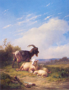 Painting Code#5019-Goats