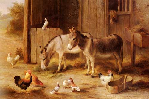 Painting Code#5308-Hunt, Edgar(UK): Farmyard Friends