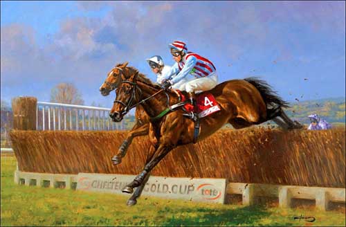Painting Code#5474-Racing Horses