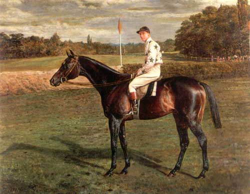 Painting Code#5676-Allen Culpeper Sealy - Bay Racehorse