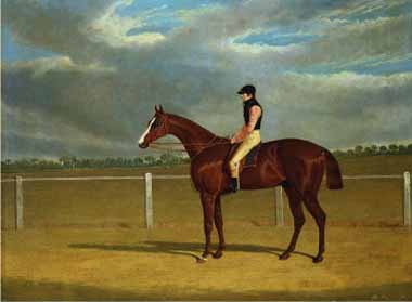 Painting Code#5831-Federico Ballesio - The Racehorse &#039;The Colonel&#039; with William Scott Up