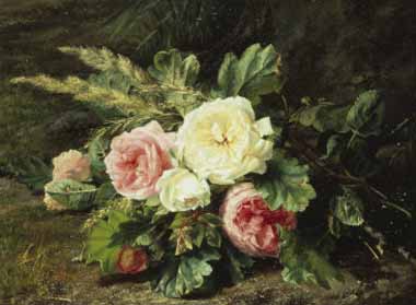 Painting Code#6012-Gerardina Backhuysen - Roses