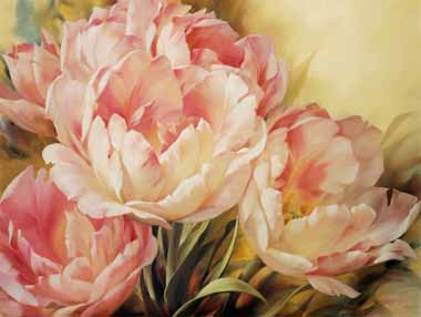 Painting Code#6614-I g o r  L e v a s h o v - Angelique Tulips I