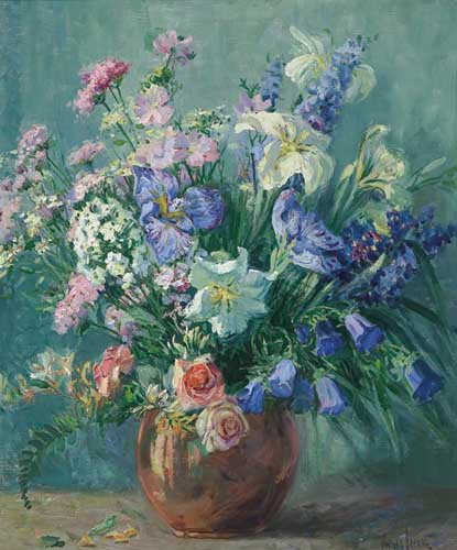 Painting Code#6697-Matilda Browne: Floral Bouquet