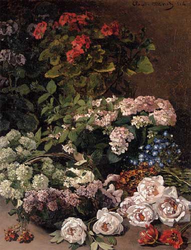 Painting Code#6705-Monet, Claude - Spring Flowers