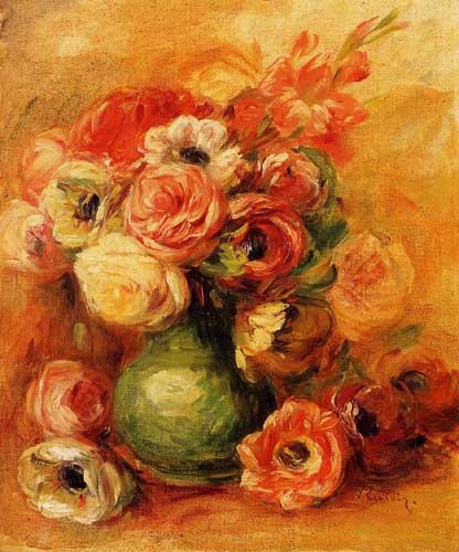 Painting Code#6759-Renoir, Pierre-Auguste - Flowers