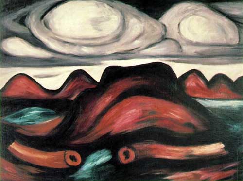 Painting Code#7008-Marsden Hartley: New Mexico Recollections, No. 12