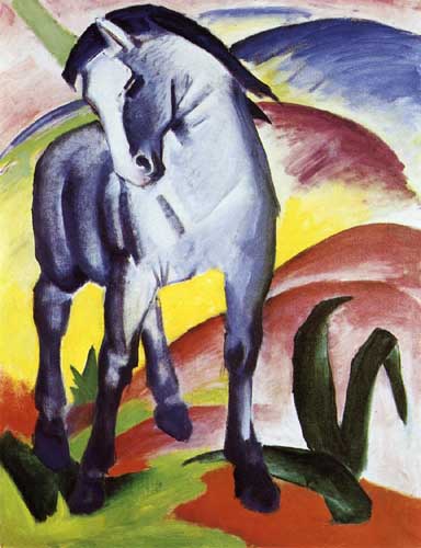 Painting Code#70342-Marc, Franz (German) -Blue Horse I