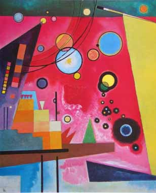 Painting Code#70539-Kandinsky, Wassily - Heavy Red
