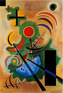 Painting Code#70547-Kandinsky, Wassily - Solid Green