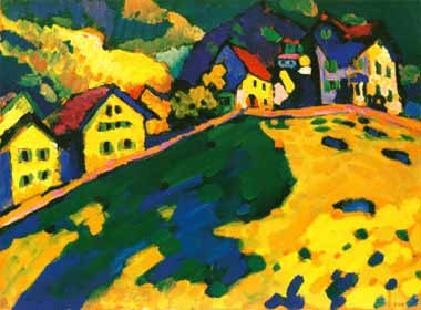 Painting Code#70550-Kandinsky, Wassily - Summer Landscape