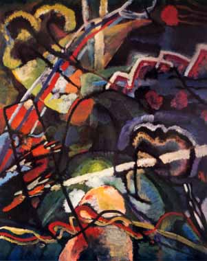 Painting Code#70561-Kandinsky, Wassily - Composition Storm