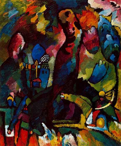 Painting Code#70565-Kandinsky, Wassily - Table with Archers