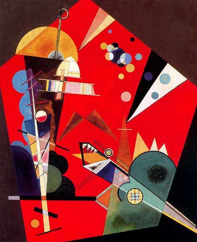 Painting Code#70580-Kandinsky, Wassily - Tension in Red