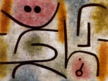 Painting Code#70586-Klee, Paul - Broken Key
