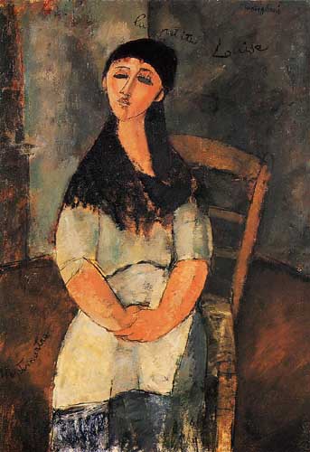Painting Code#70791-Modigliani, Amedeo - Little Louise