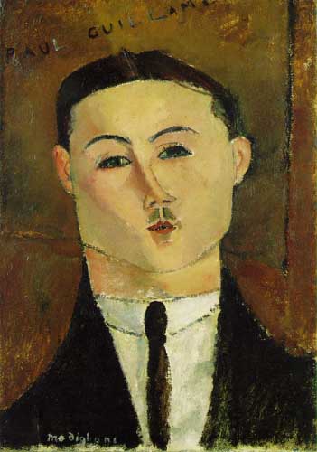 Painting Code#70812-Modigliani, Amedeo - Portrait of Paul Guillaume