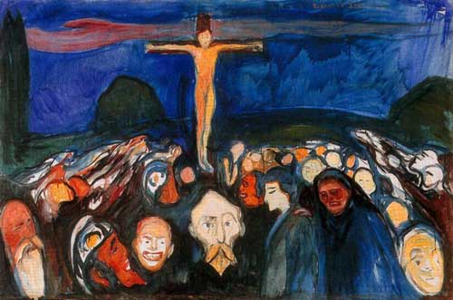 Painting Code#70891-Munch, Edvard - Golgotha