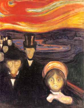 Painting Code#70903-Munch, Edvard - Anxiety