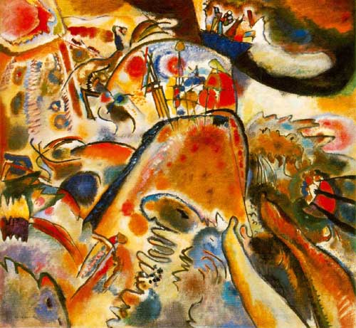 Painting Code#70985-Kandinsky, Wassily - Small Pleasures, 110x120.6cm