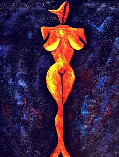 Painting Code#7325-Abstract Nude