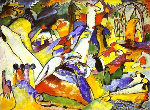Painting Code#7329-Kandinsky, Wassily: Study for &quot;Composition II&quot;