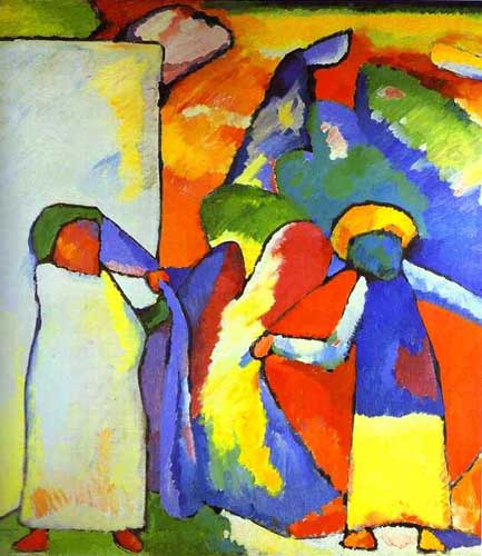 Painting Code#7330-Kandinsky, Wassily: Improvisation 6 (African)
