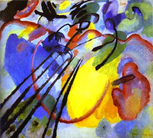 Painting Code#7332-Kandinsky, Wassily: Improvisation 26 (Oars)